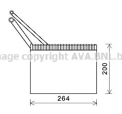 AVA QUALITY COOLING rtv562 -  Испаритель, кондиционер